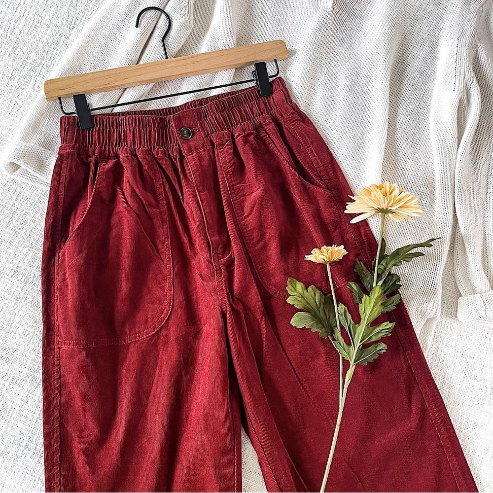Stylish Red Women's Pants
